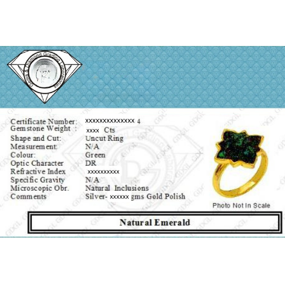Natural Emerald Designer Ring4