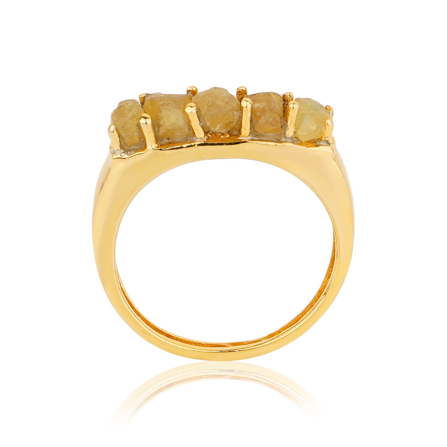 Natural Yellow Sapphire Stackable Ring2
