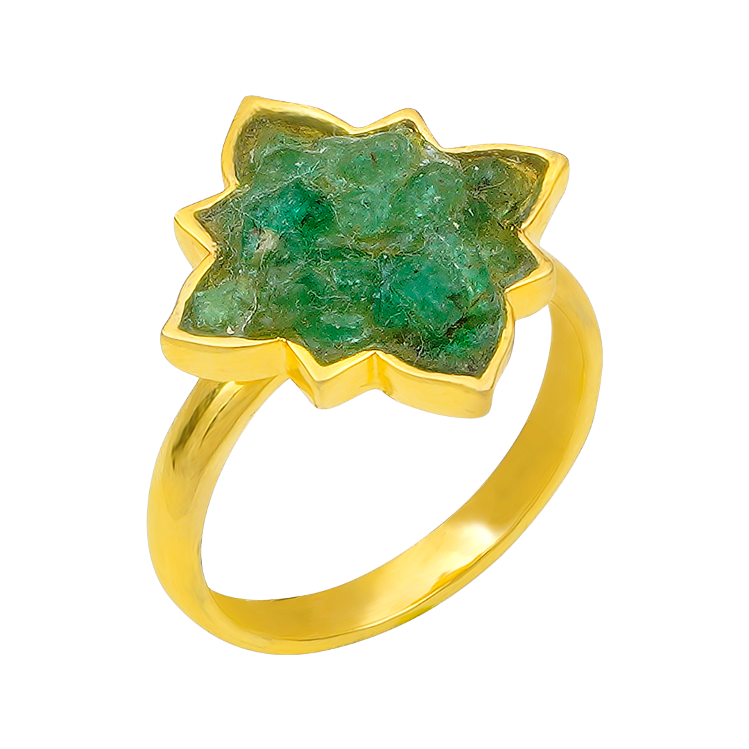 Natural Emerald Designer Ring