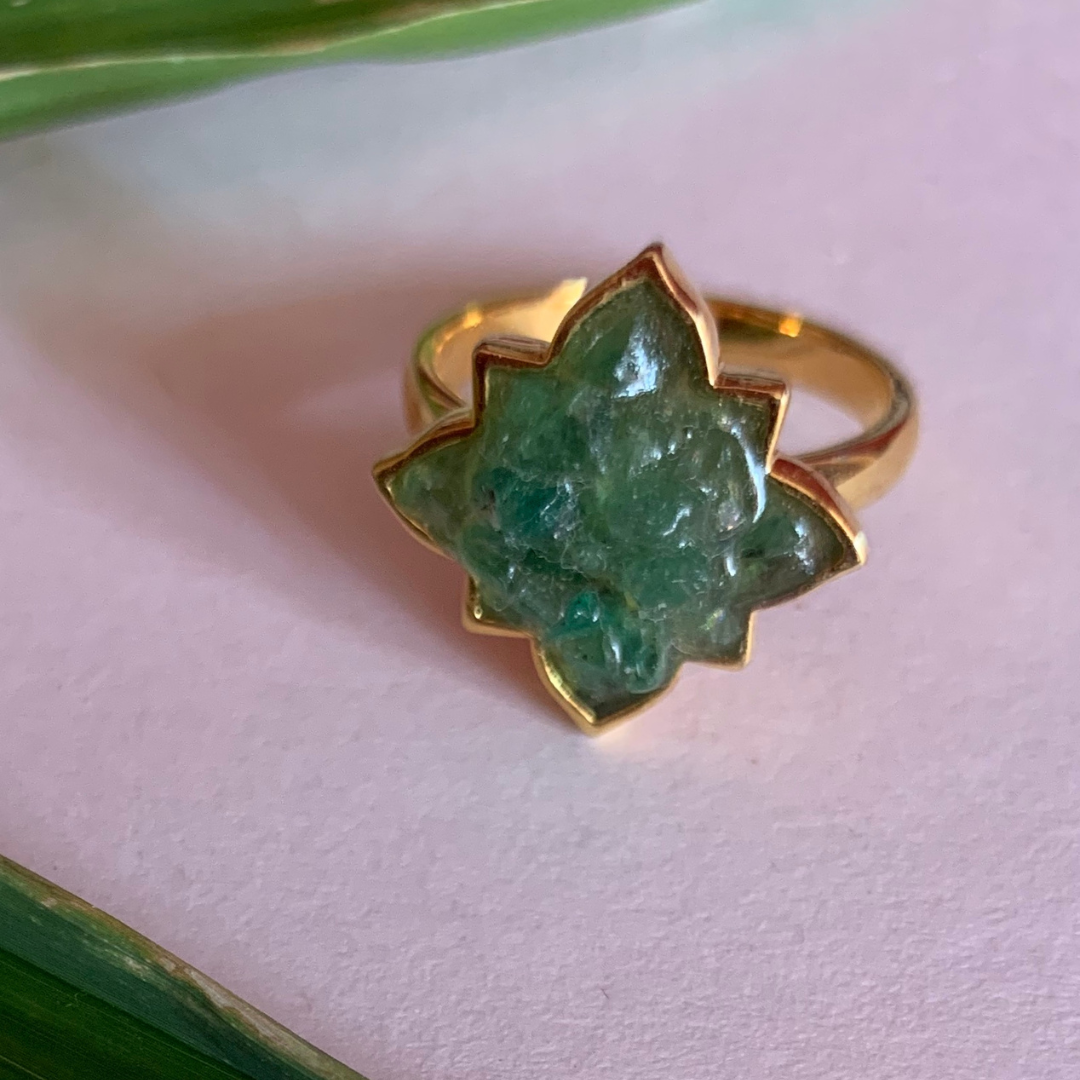 Natural Emerald Designer Ring