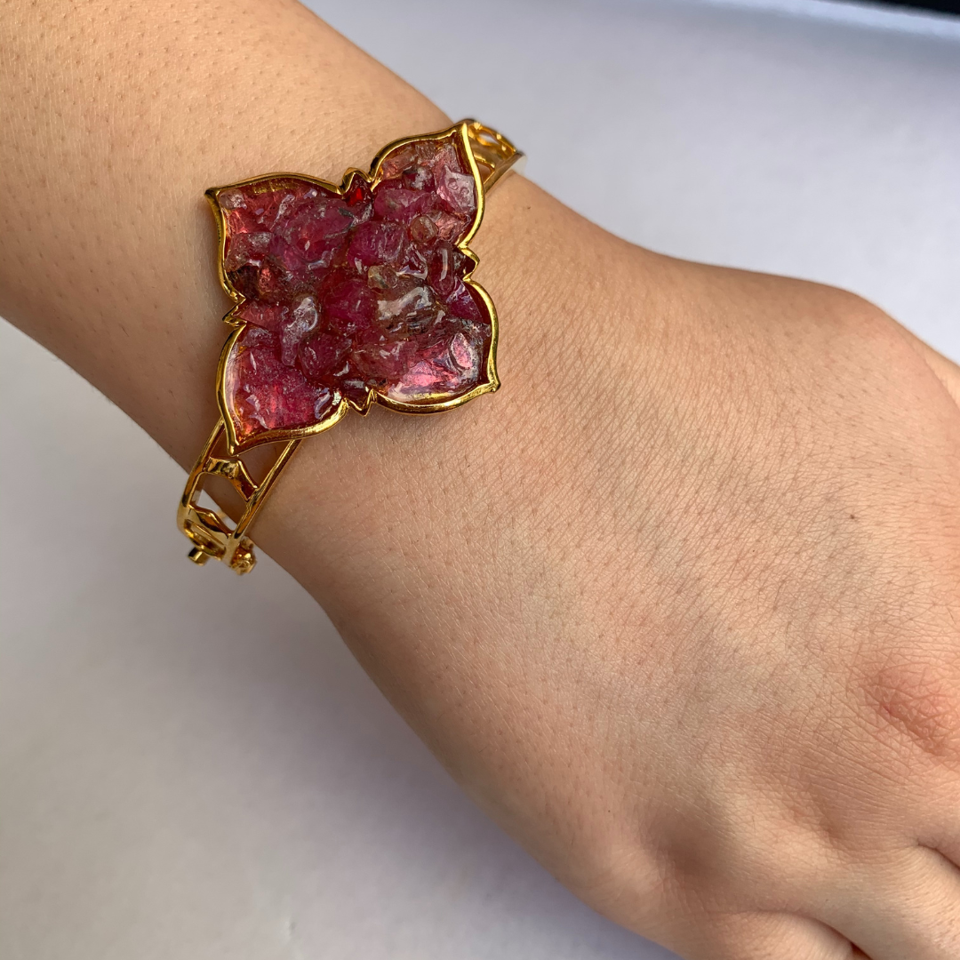 Natural Ruby Bracelet/Cuff