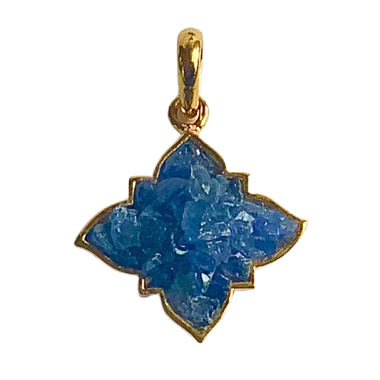 Natural Blue Sapphire Gemstone Pendant