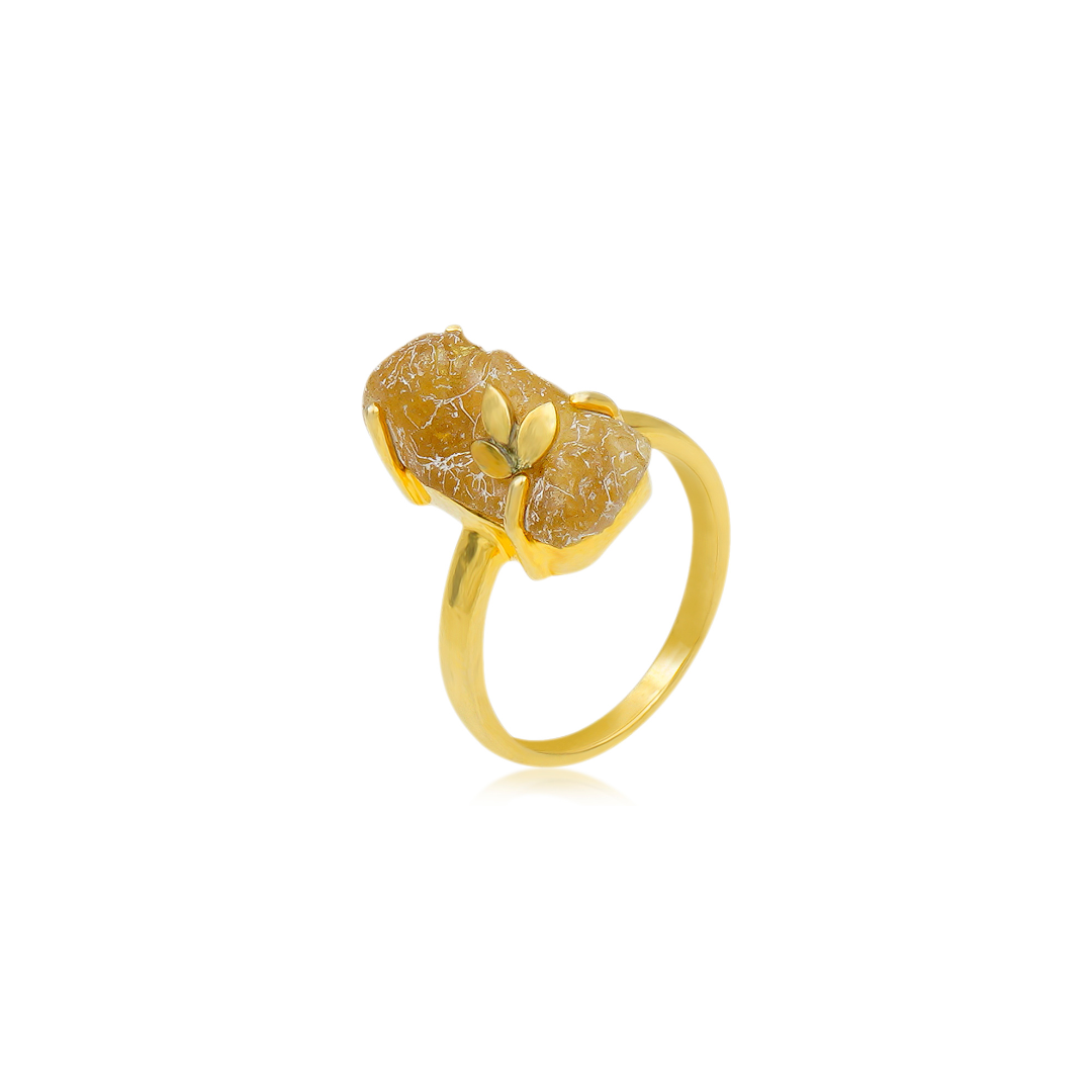 Unique Yellow Sapphire Ring