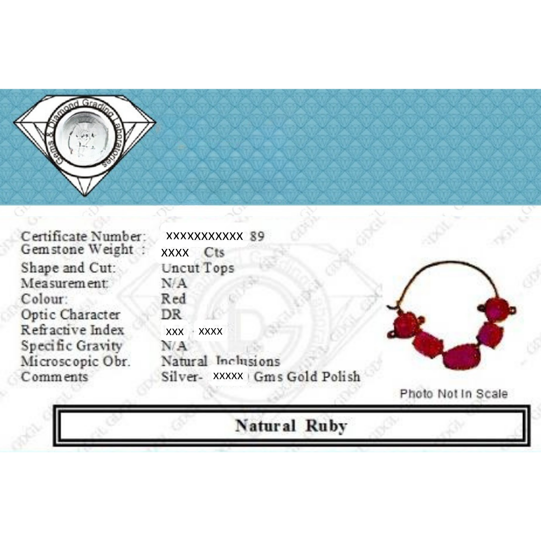 Natural Ruby Multistone Earrings- Baalis