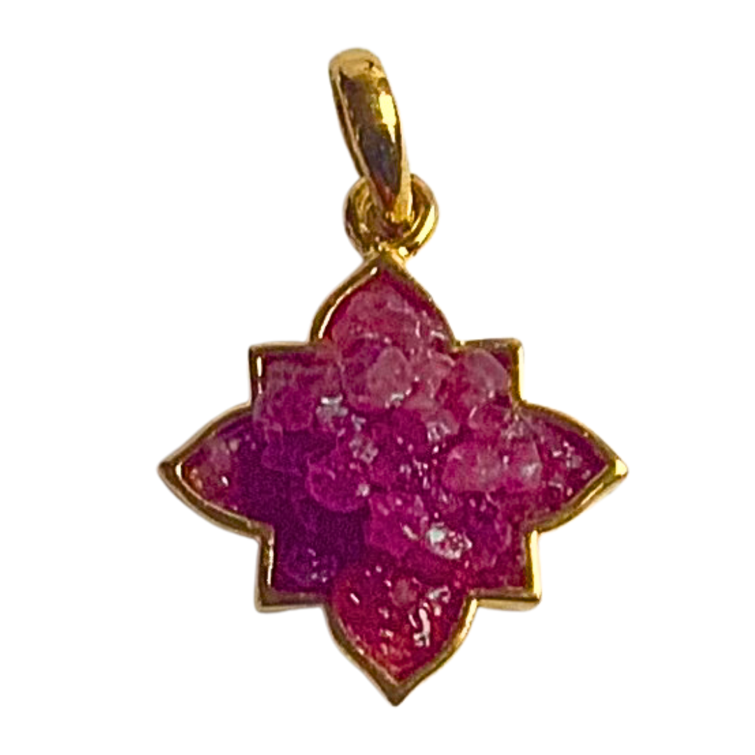 Natural Ruby Gemstone Pendant