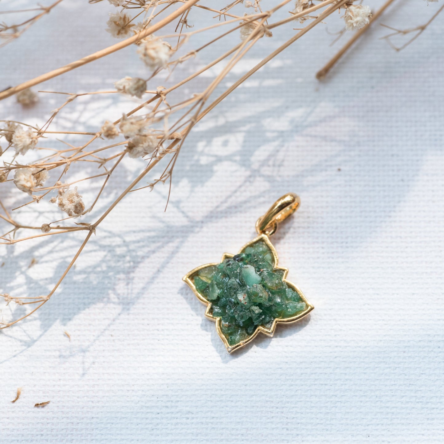 Natural Emerald Gemstone Pendant