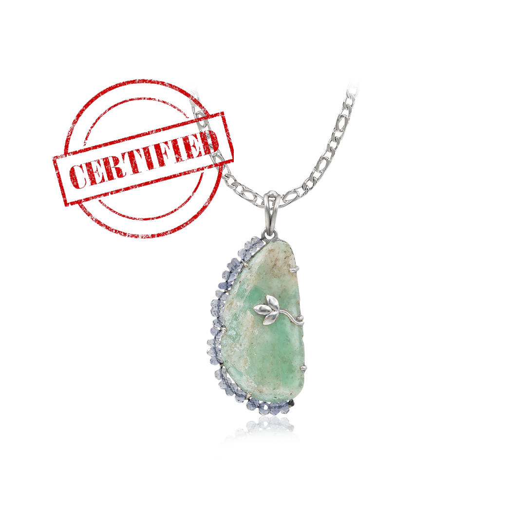 Exclusive Natural Emerald Unique Gemstone Pendant