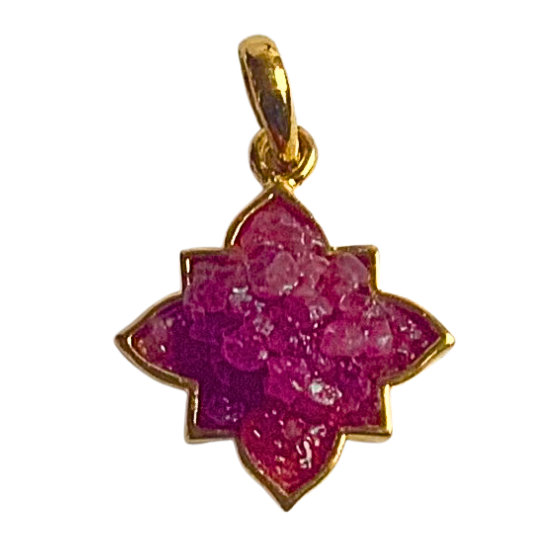 Natural Ruby Gemstone Pendant3 pendant