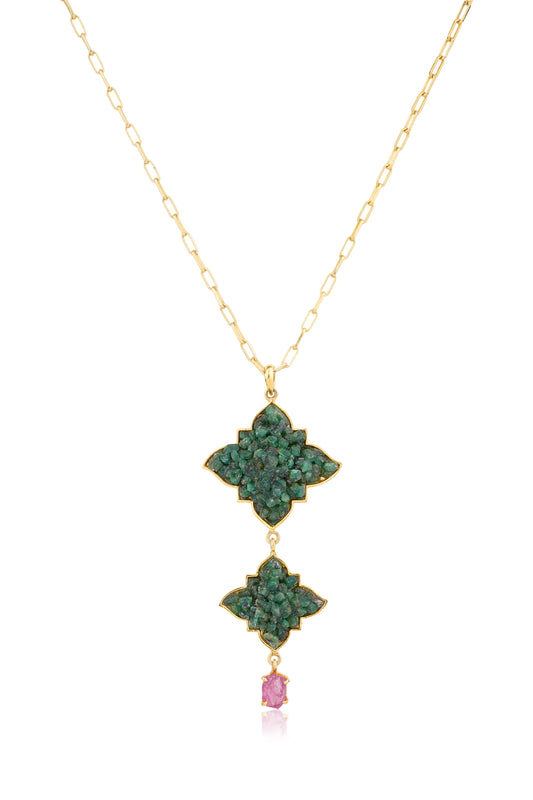 Natural Emerald Gemstone Pendant
