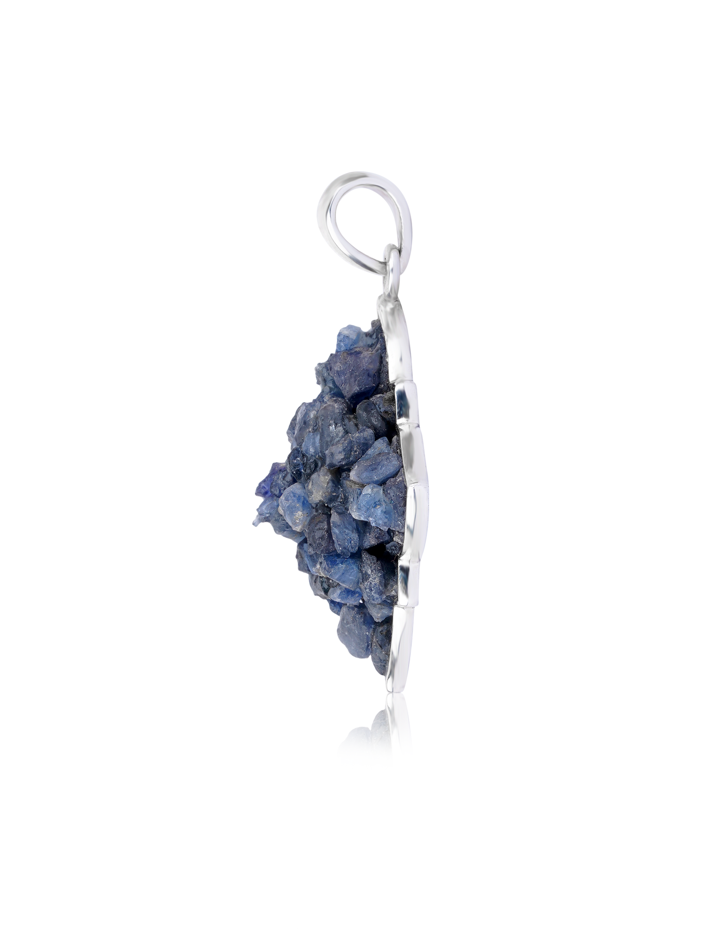 Natural Blue Sapphire Gemstone BIG Pendant : NEELAA