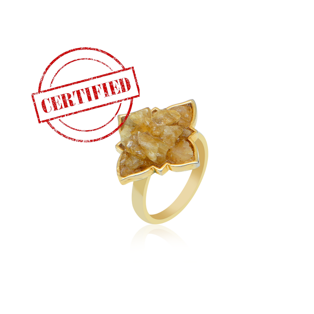 Designer Yellow Sapphire Ring